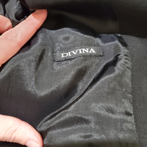 Divina Black Jacket Size 4 - Picture 5 of 7